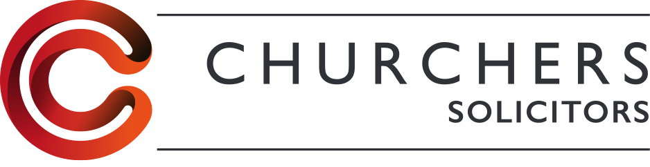 Churchers Solicitors logo.